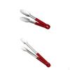 2 Pieces Kitchen Tongs with Stainless Steel Food Weight