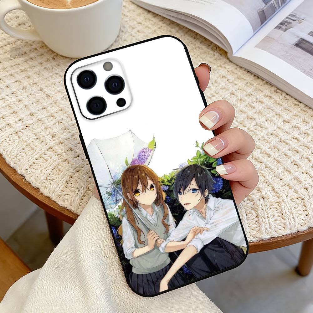 Anime H-Horimiya-a Phone Case Silicone Soft For IPhone 17 16 15 14 13 12 11 X XR Plus Pro Max Plus