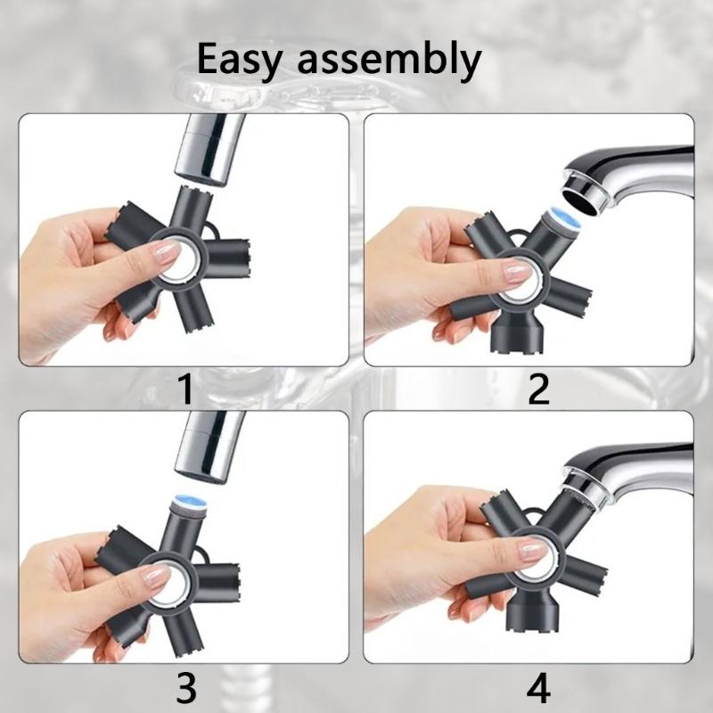 Ergonomic Handle Faucet Aerator Removal Tool Faucet Tool for Quick and Convenient Use at Homes or by DIY Enthusiasts