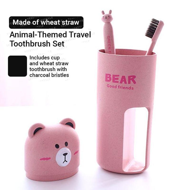 Chimi Chimi - Animal Travel Toothbrush Set