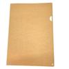 Clear File A4 Thick Made with American Kraft Fully Environmentally Document File Folder, Size, Paper, Paper, Opaque, Brown, Friendly, (20 Sheets)