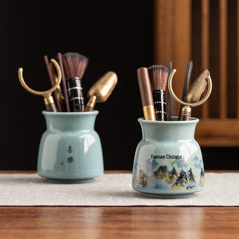 Changbaosen Ebony Tea Ceremony Six Gentlemen Tool Set