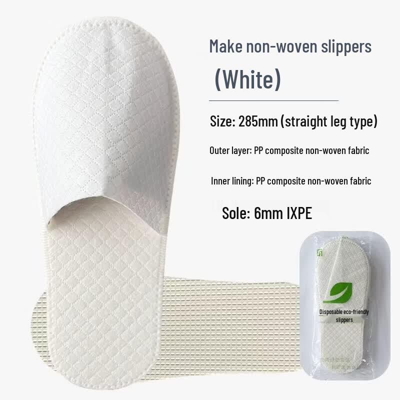Disposable Non-Woven Slippers - 50 Pairs