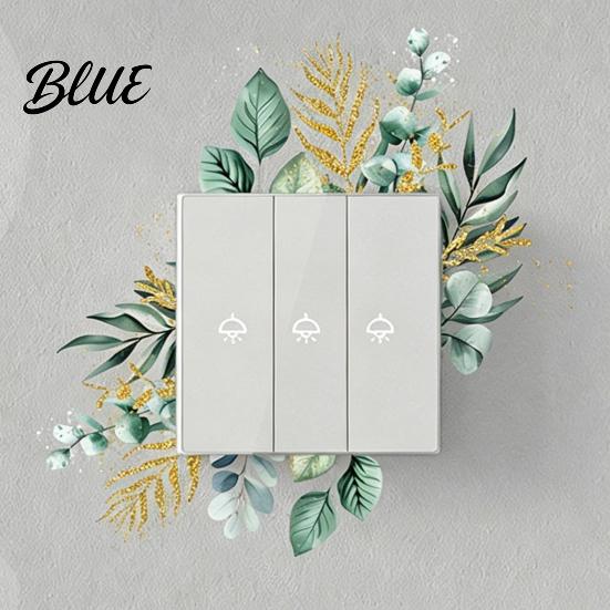 Renters Friendly Wall Sticker 4 Pcs Plants Flower Switch Stickers Leaves Floral Light