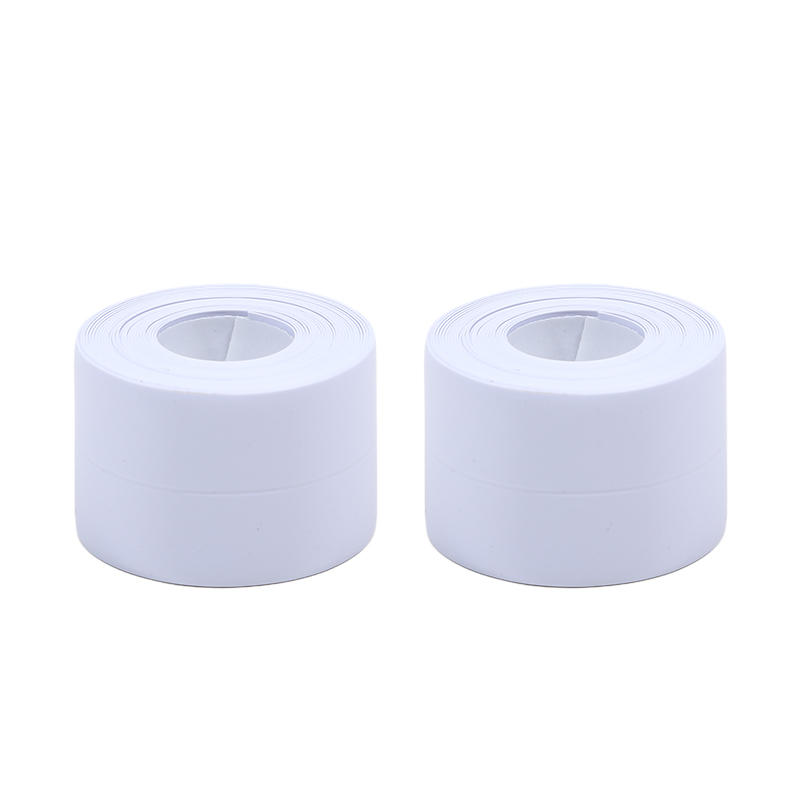 2 Roll PVC Sealing Strip Tape for Bathroom Bath Toilet Kitchen Caulk Tape Self Adhesive Waterproof Wall Sticker Mold Proof Tapes