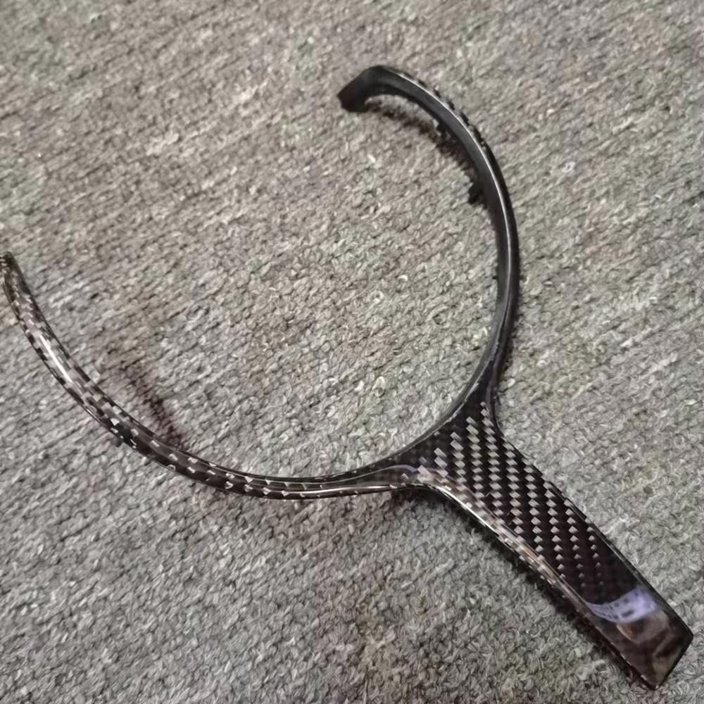 Carbon Fiber Steering Wheel Trim For Bmw F30 F10 F20 F32 F34 F48 F25 F26 550D 328M M Sport Interior Decoration Car Accessories