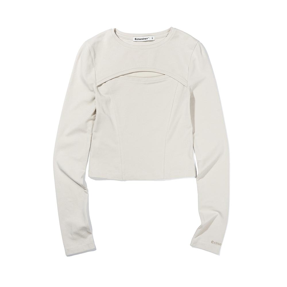 Extraordinary Incision Longsleeve Beige S/Free