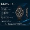 OLEVS Men's Wristwatch Analog Quartz Chronograph Black Dial Silicone Band 3 ATM Water Resistant Rotating Bezel