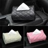 Elegant Car Tissue Holders PU Leather Large Capacity Tissue Box Designed for Easy Installation & Maximums Capacity