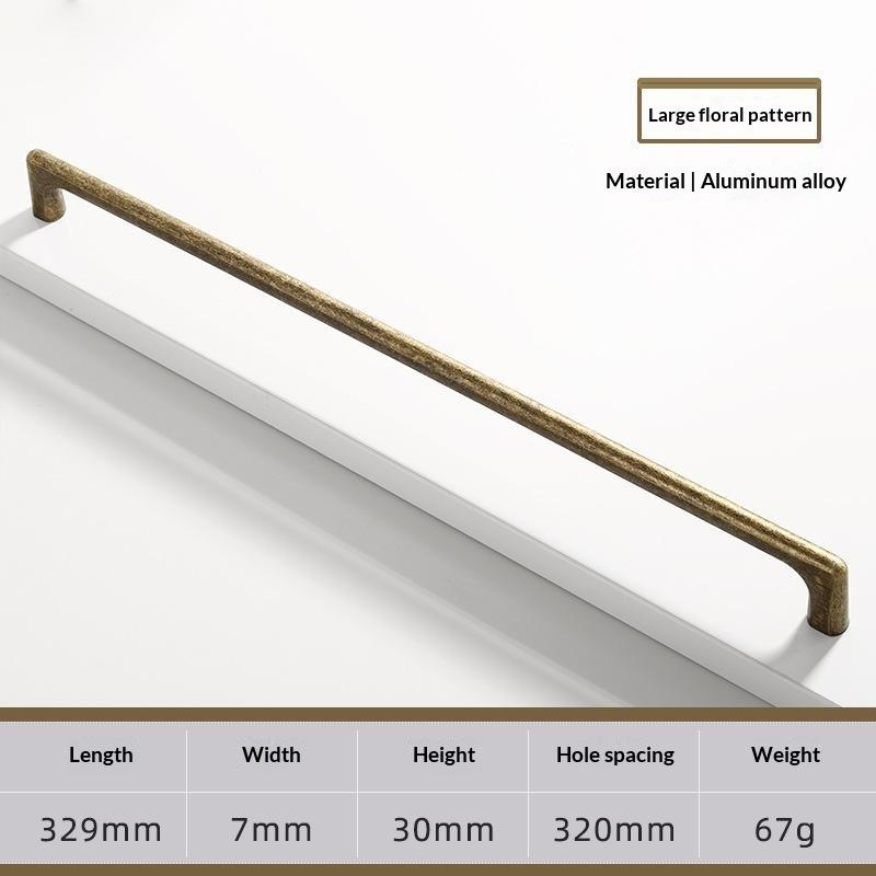 Vintage And Minimalist Antique Nickel Color Copper Brown Furniture Handles Cabinets Drawers Wardrobes Door Handles