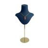 Mannequin Shaped Necklace Showcase Stand Stylish Portrait Model Jewelry Holder Tabletop Neckchain Pendant Display Rack