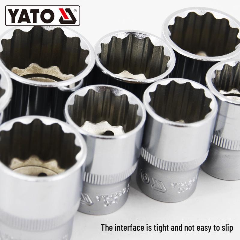 YATO 1/2" 12,5mm Kurzer 12-Kant-Steckschlüssel