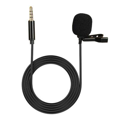 Wired USB Clip-on Lapel Microphone for Mobile Recording and Live Streaming