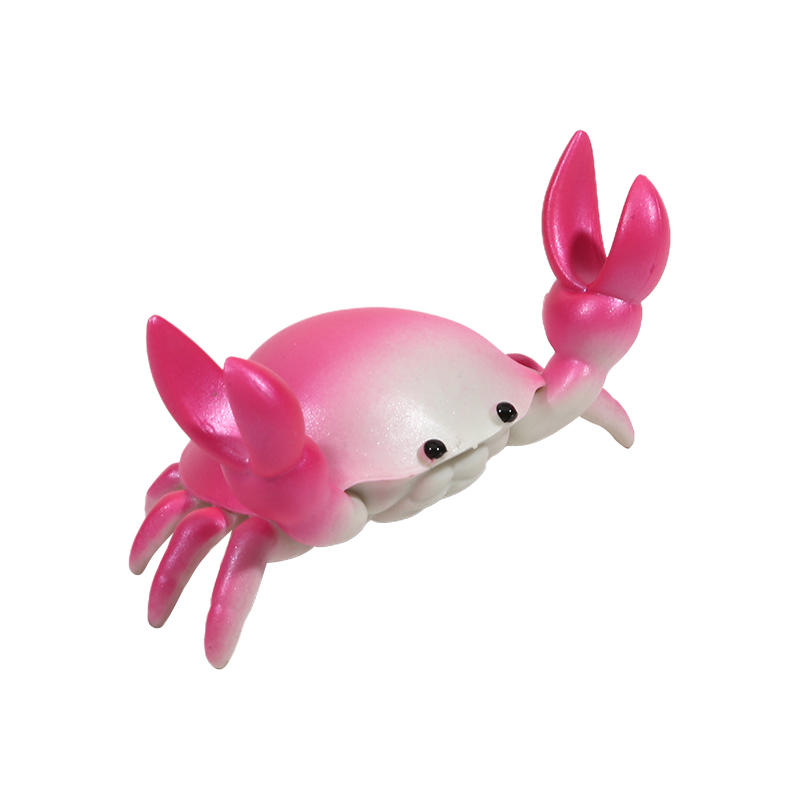 Creative Crab Weightlifting Pen Holder Creative Cute Crab Cellphone Storage Bracket Storage Rack Desktop Ornament