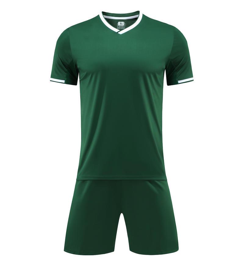 Drop-shipping Customized Football Uniform Set for Adults & Children - Printed Jerseys with Competition Numbers