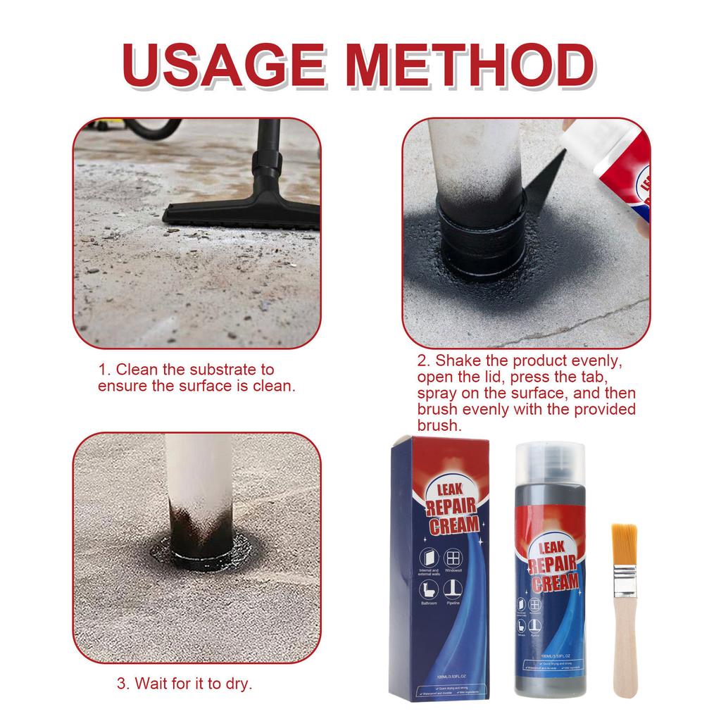 Versatile Repair Spray Long Lasting Waterproof Solution 100ml Sealant Spray Durable Sealant for Various Applications