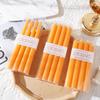Ivory White Long Stem Taper Candles for Weddings and Emergencies