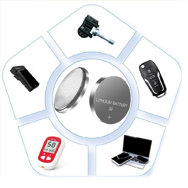 2Pcs CR2032 Coin Batteries 3V High Capacity for Long Use In Electronics and Gadgets