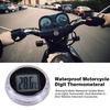 Mini Waterproof Car Temperature Meter Motorcycle Digital Thermometer Gauge Adhesive Pocket Thermometers for Motorbikes Bathroom