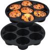 Thicker Silicone Basket Pot Tray Air Fryer Liner Reusable Container Accessories Pan Baking Mold Canister Shape Protector