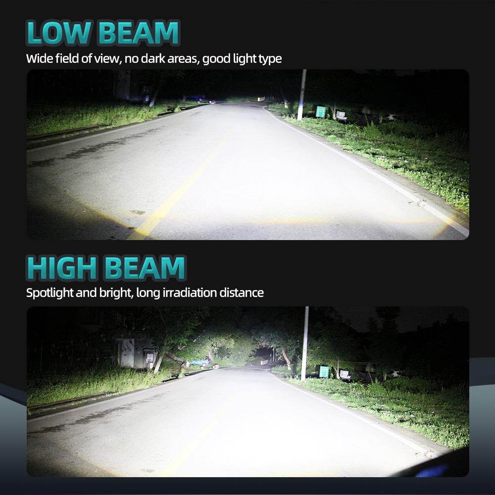 H7 Cooling System 30000LM Car LED Headlight Bult in Driver High Quality 3570 CSP Chips LED Bulbs No Copper Tube