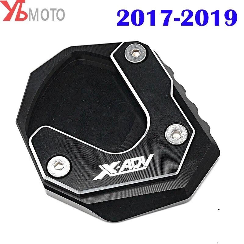 New Motorcycle CNC Foot Support Extension Plate Side Stand Enlarge Pad for HONDA X ADV XADV 750 XADV750 2017 2018-2023  2022