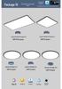 Smart Minimalist Ceiling Light with Full Spectrum Eye Protection for Living Rooms