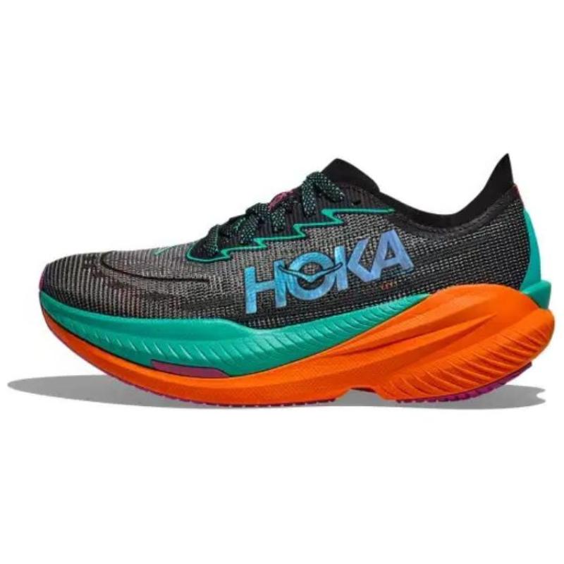 HOKA ONE ONE MACH X 2 Нескользящие, Износостойкие, Упругие Низкие Беговые Кроссовки Женские Черные 1155120-bcq 36