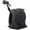 Iris Ohyama Jet Full Cover Hose Reel, 15m, FHJ-15, Dark GrayBlack, Suitable for Car Washes