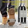 Winter Outdoor Anti-Slip Ice Crampons for Shoes: Durable Snow Claws for Safe Mountaineering and Ice Surface Walking