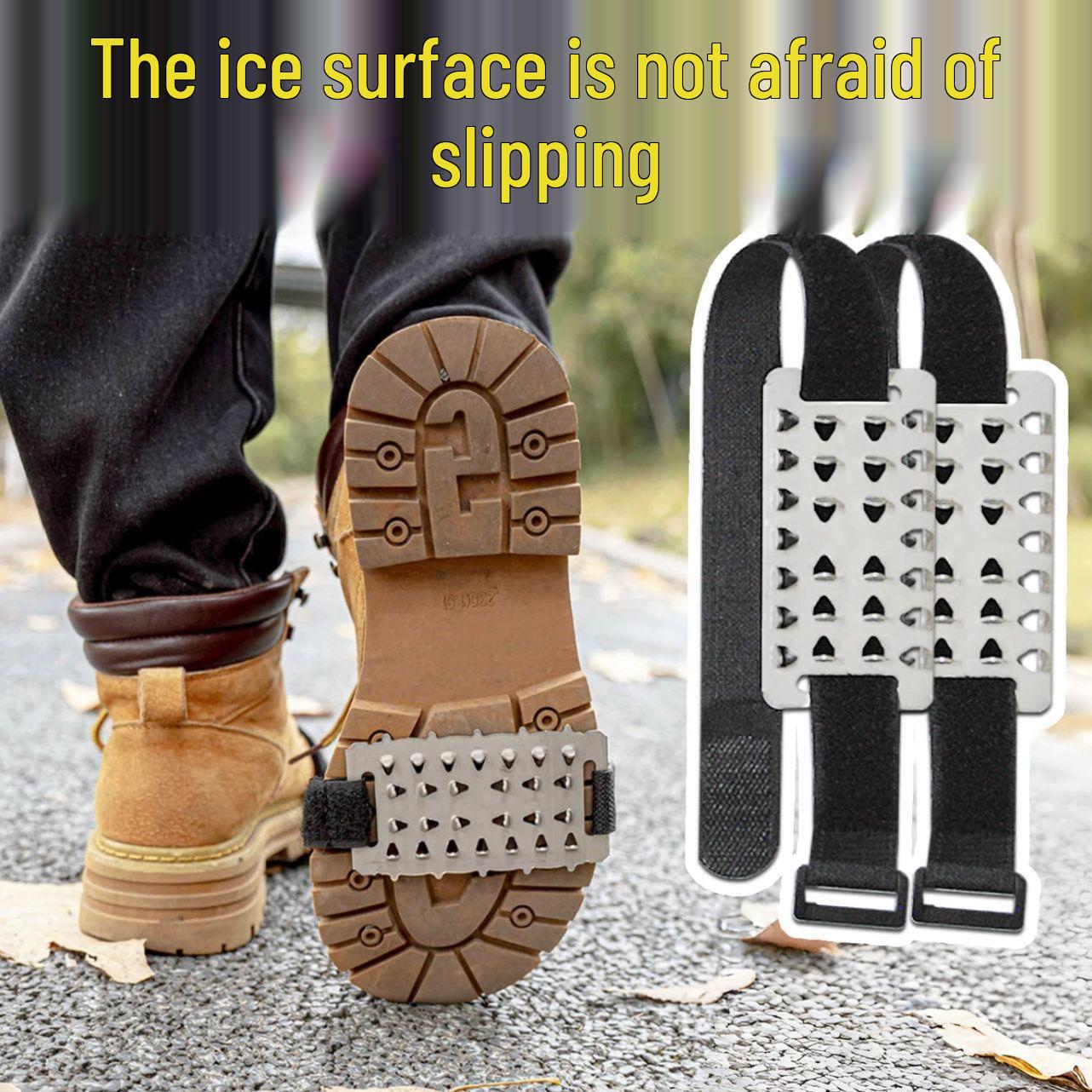 

Зимние противоскользящие ледоступы для обуви: Прочные снегоступы для безопасного альпинизма и ходьбы по ледяной поверхности