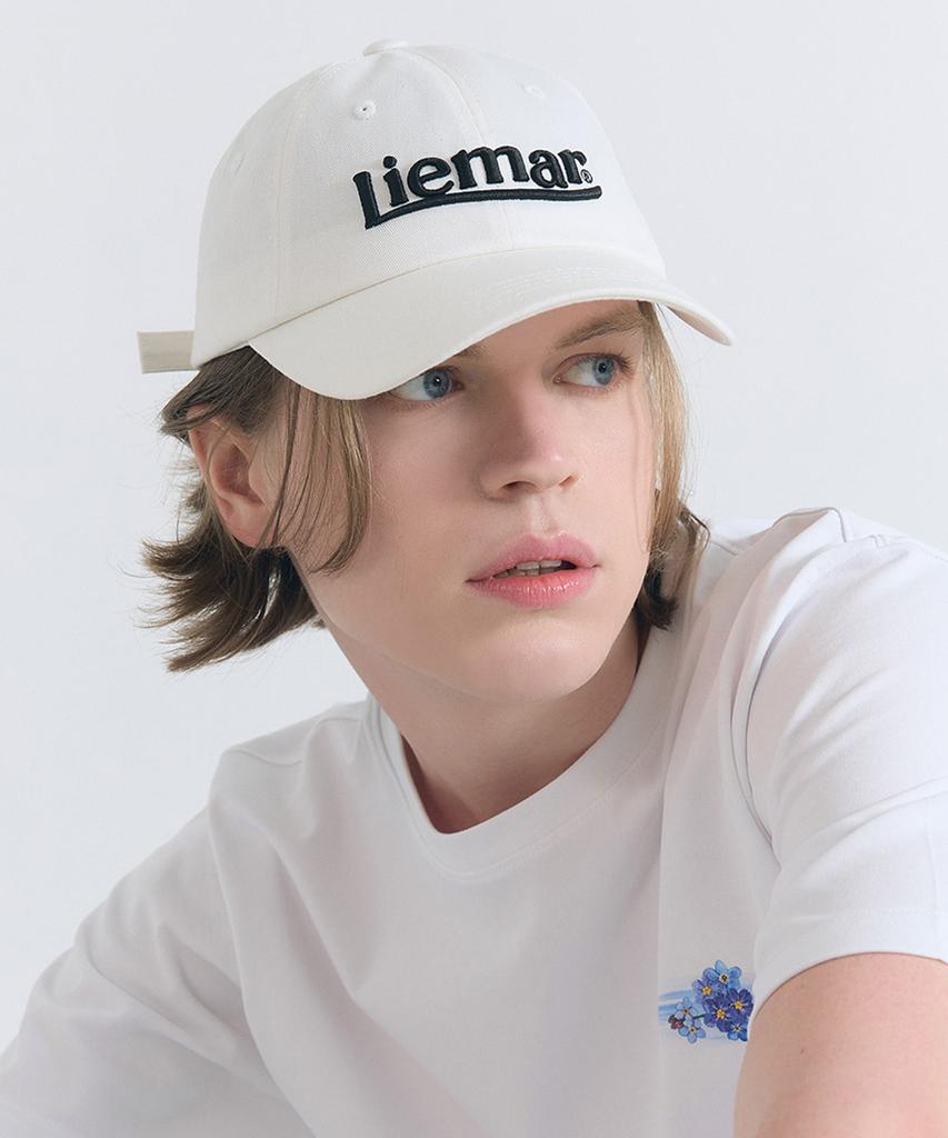 LIEMAR Embroidered Ball Cap Ivory