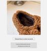 2025 Women's Lazy Fuzzy Cotton Birken Slippers, Soft Sole, Closed-Toe, Plush Half Slippers