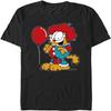 Nickelodeon Big & Tall Garfield The Clown Men's Tops Short Sleeve Tee Shirt