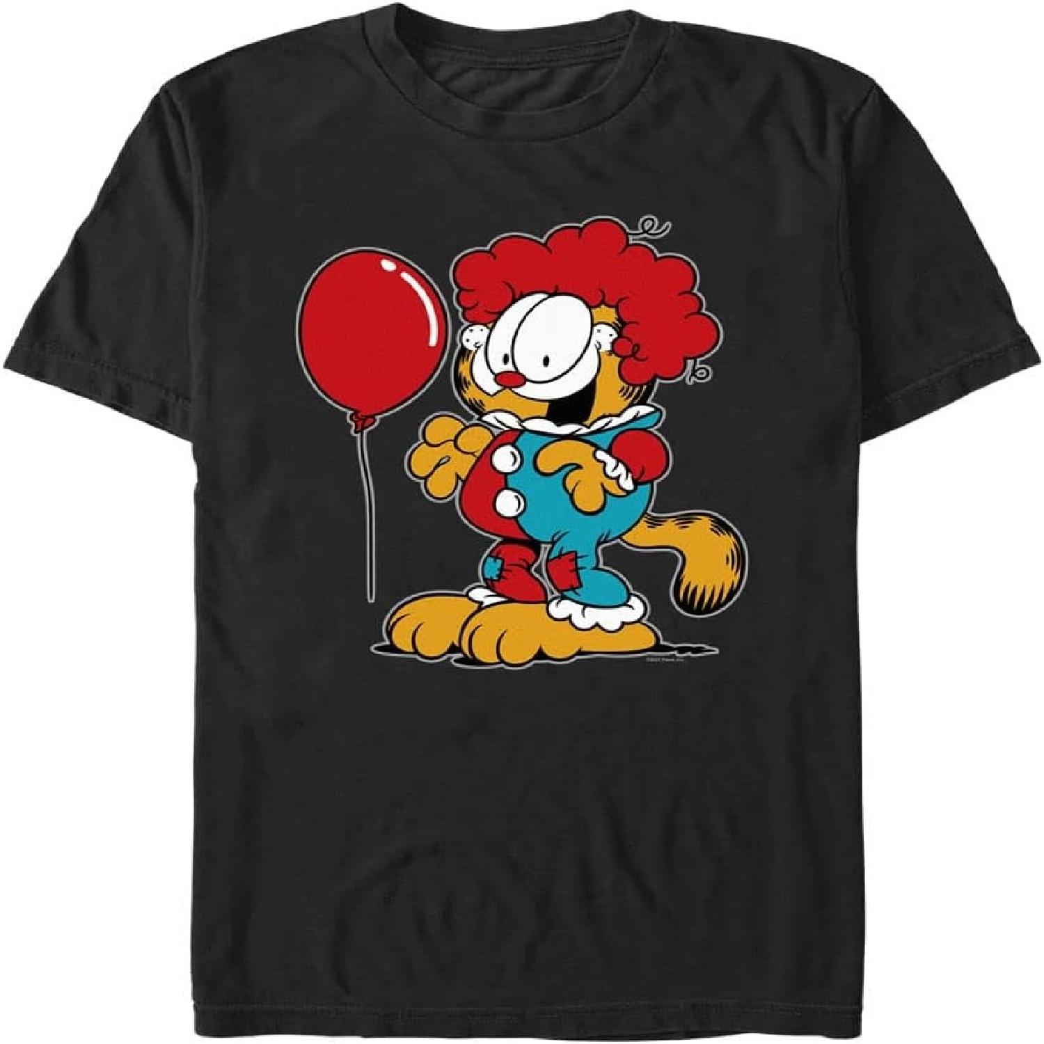 Nickelodeon Big & Tall Garfield The Clown Men s Tops Short Sleeve Tee Shirt S