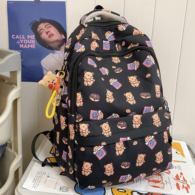 Children Elementary School Girl Junior High School High School College Student Cartoon Printed Backpack