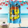 Pippi Longstocking Print Beach Towel, Large Soft Quick Dry Towel for Beach Camping Swimming