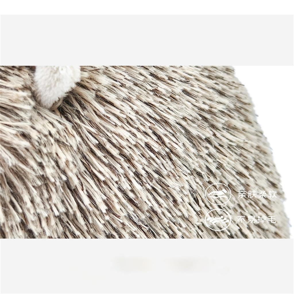 Cute Simulation With Scarf, Mr. Hedgehog Plush Toy, Doll Pendant, Cloth Doll, Birthday Gift