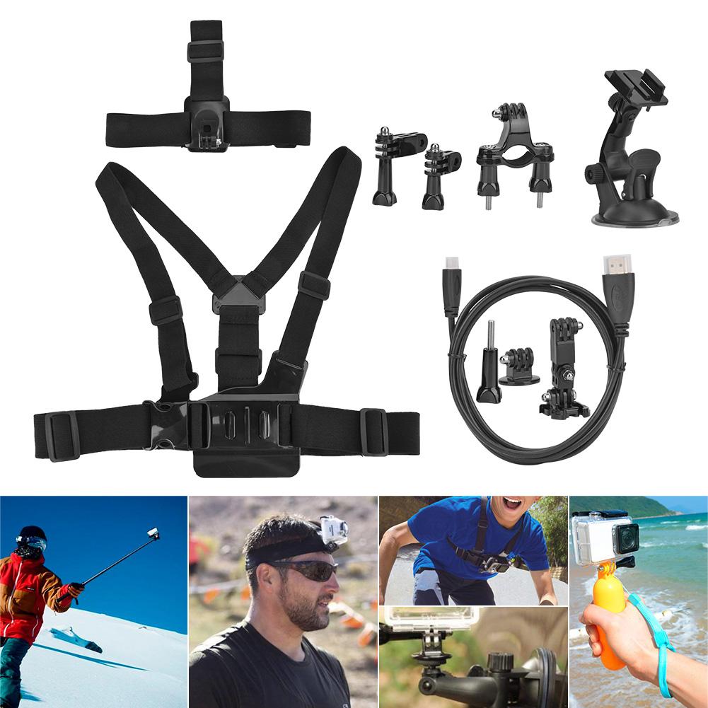 Portable Plastic Action Camera Tool Set Accessory for Gopro HERO 43+2 Black