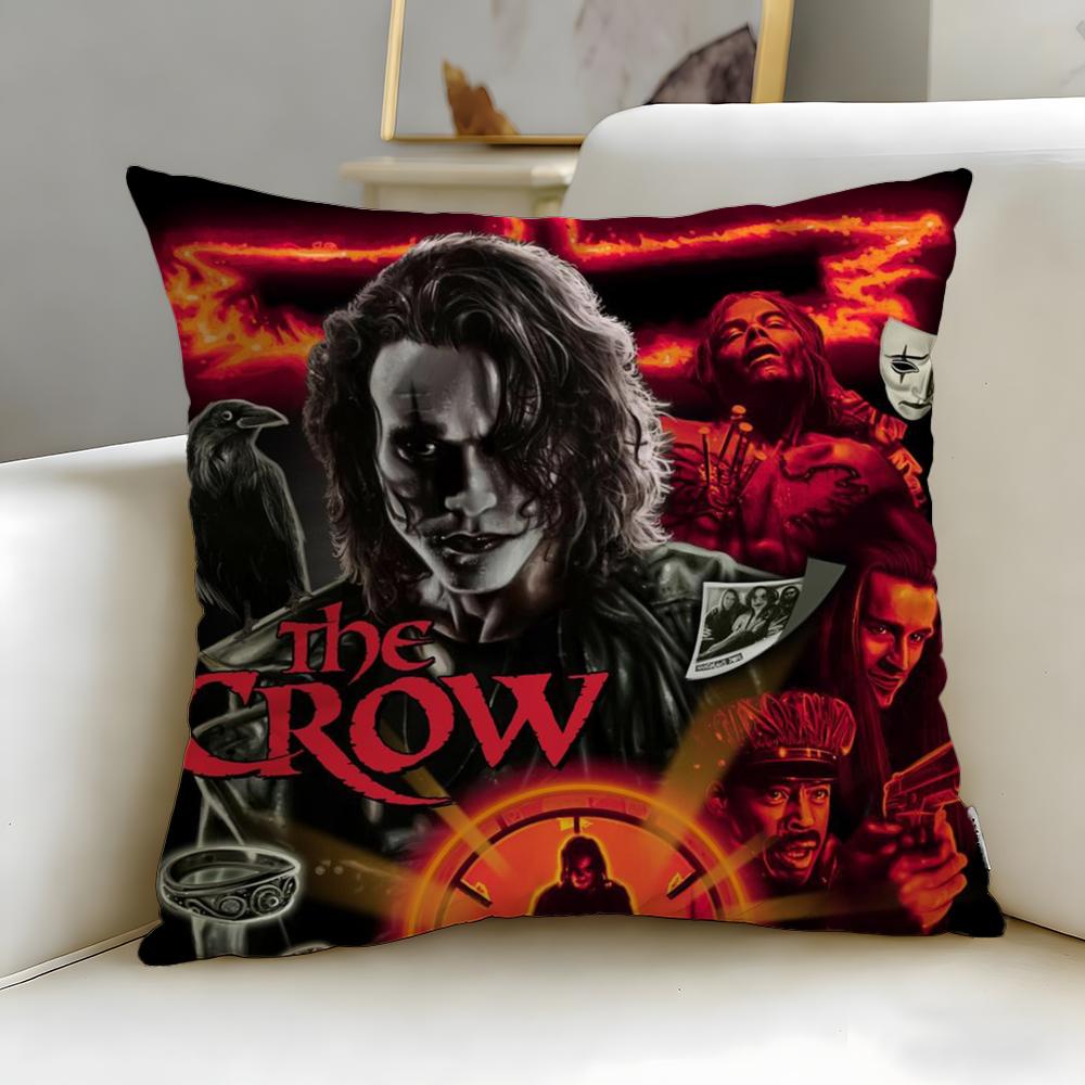 Classic Animal Theme Raven Crow Cushion Cover Soft EasyWash Pillow Case Versatile for Couch Bed Travel and Office