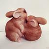 Animal Outdoor Statues Artificial Bunny, Decorative Landscape Figurine for Garden, Patio, Backyard