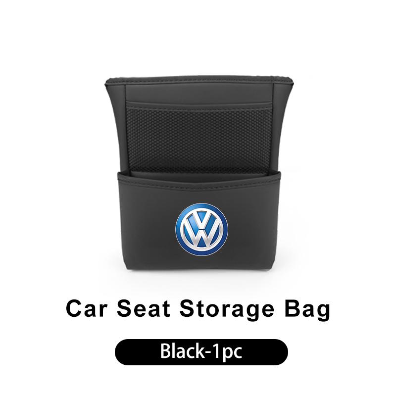 TMBCU1 Large Capacity Car Center Console Seat Storage Bag For VW GTI Golf Tiguan Jetta T-ROC Touareg Touran Sharan Beetle GTD GTE
