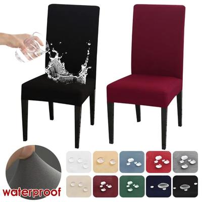 Waterproof Seat Cover Elastic Chair Slipcover Protector  Restaurant  Wedding Hotel Banquet