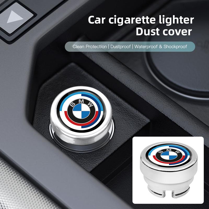 Car Cigarette Lighter Cover DustProof Decoration Cap For BMW Series i3 i4 G07 G06 G05 G02 G01 F48 F39 G42 G30 G20 G26 F01 F02