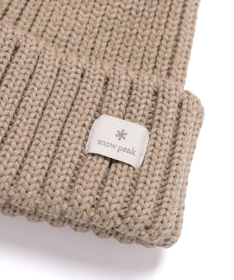 Snow Peak Folded Beanie GS-S25WUFKC61 Headwear Beanie Knit Hat Men's Women's Black One