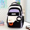 Schoolbag Korean Version Ins New High-value Fresh and Sweet Contrasting Splicing Backpack Junior High School Students Lightweight Spring Outing 