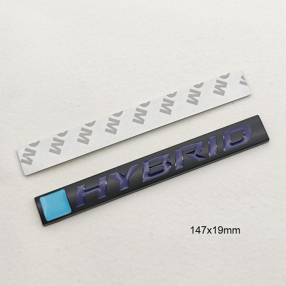

3D Metal Car Sticker Hybrid Logo Emblem Badge Accessories For Toyota Auris Prius RAV4 Yaris Touring Honda Civic City Ecosport