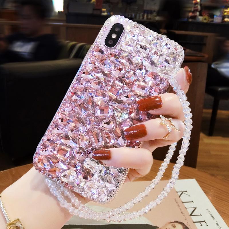Gradueller Wechsel Strass für iPhone 17/16 Pro Max Handyhülle Apple 15 Juwel 14 Anti-Drop Schutzhülle 13