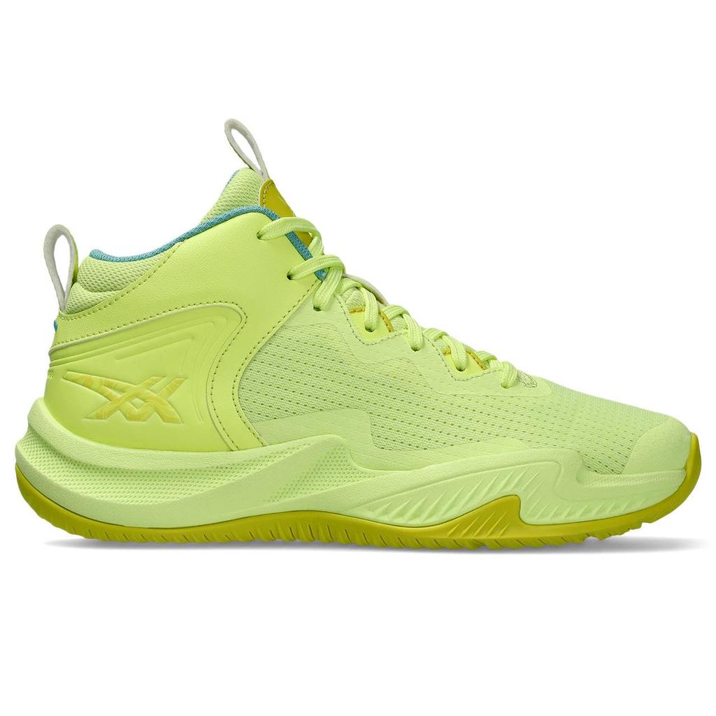 Asics NOVA SURGE 3 GS Basketball Shoes Size 751 Size 2E (1064A017), Unisex, (Lucid Yellow/Cactus), 22.5 Cm,