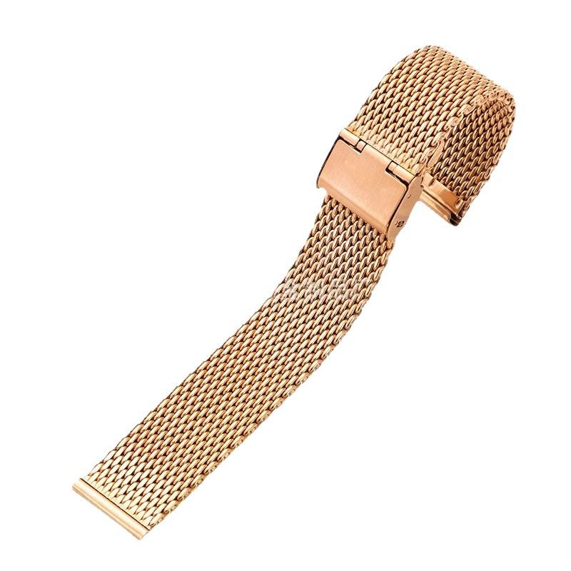 1.0 Wire Mesh Strap for Samsung/Huawei Quick Release Lugs Stainless Steel Milanese Metal Woven Mesh